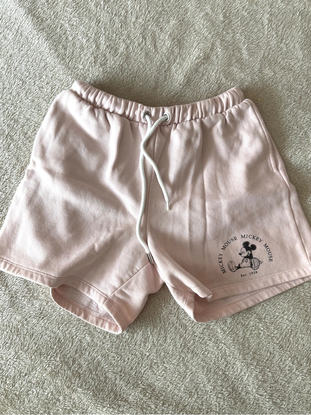 H&M Mickey Mouse Pink Shorts